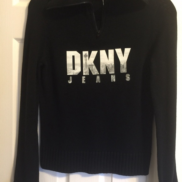 DKNY Black Womens Sweater Pullover size Small - Picture 5 of 5